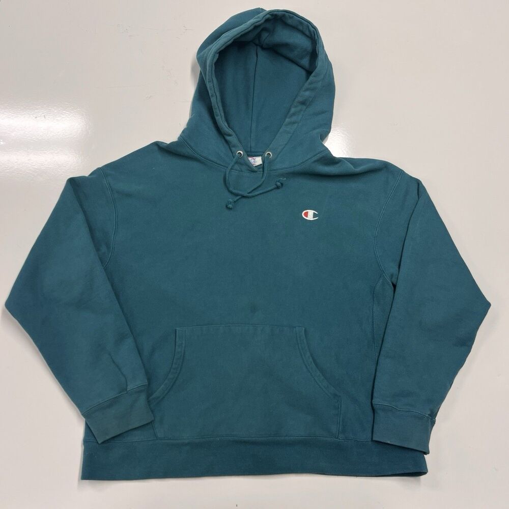 Champion Reverse Weave Hoodie Teal XXL 27x27